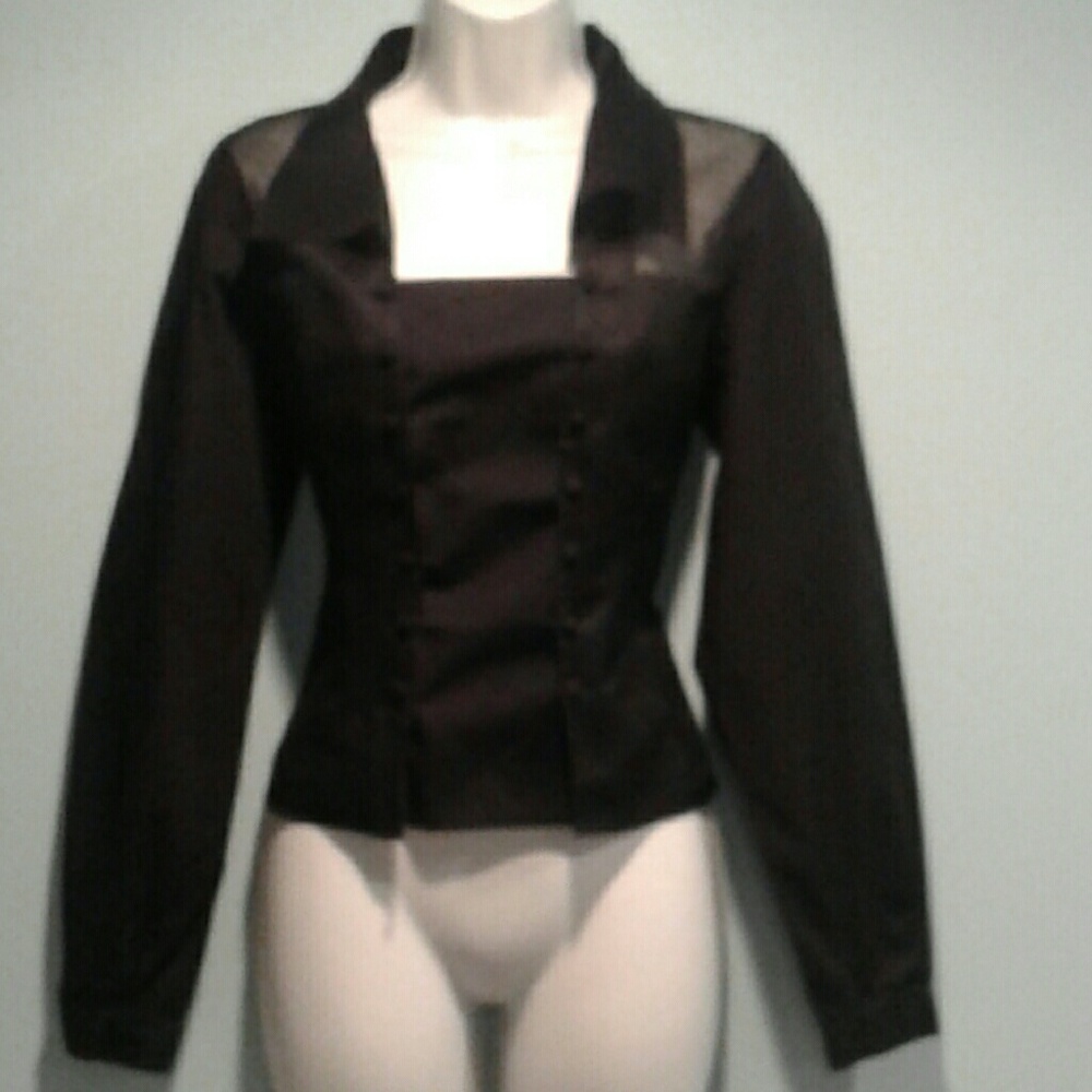 Anne Fontaine Black Blouse